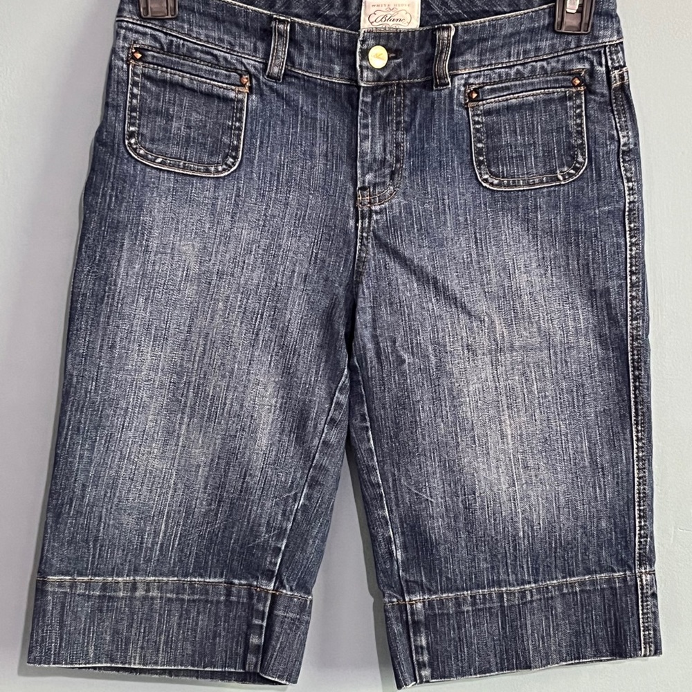 SELLING WHITE HOUSE BLACK MARKET JEAN SHORT SIZE SMALL CONDITION:USED - Picture 16 of 16
